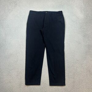 Proper Cloth Pants Size 34 x 30 Black Flat Front Chino Mens Casual Coastal